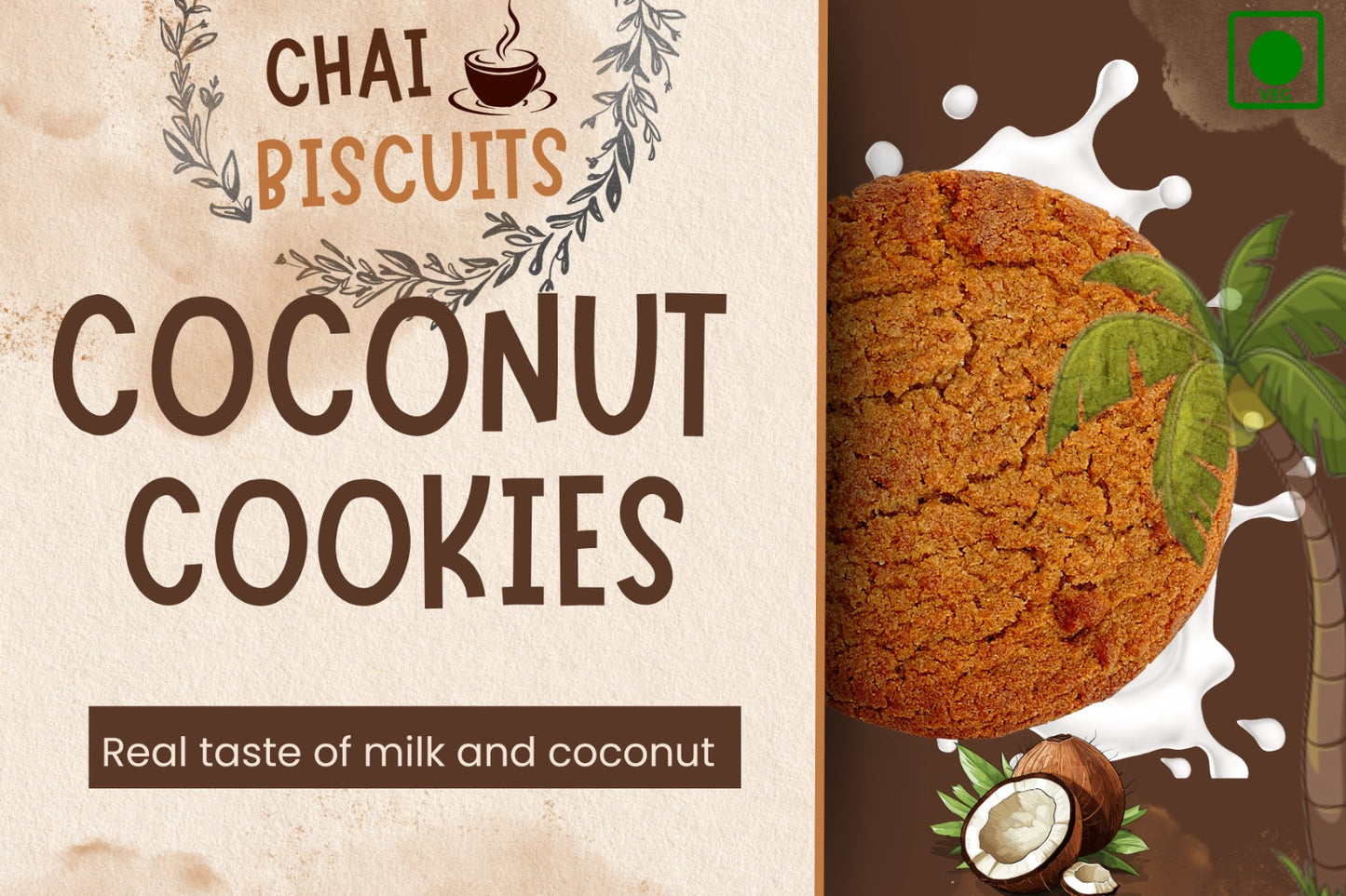 COCONUT BUTTER COOKIES (BUY 1 GET 1 FREE). 200gm