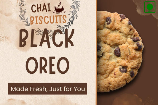 CHAI BISCUITS BLACK OREO COOKIES (BUY 1 GET 1 FREE).200 gm