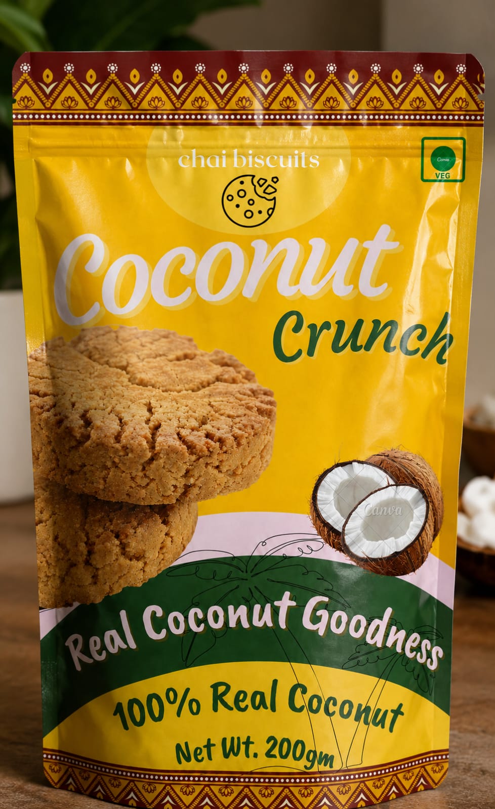 CHAI BISCUITS COCONUT COOKIES {200GM}