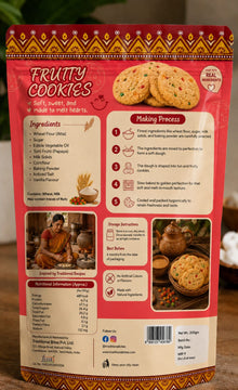CHAI BISCUITS FRUITY COOKIES 200GM