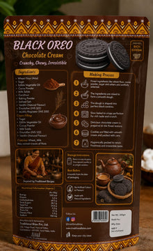 CHAI BISCUITS BLACK OREO {200GM}