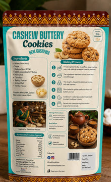 CHAI BISCUITS CASHEWS COOKIES {200GM}